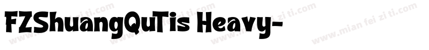 FZShuangQuTis Heavy字体转换